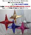 Estrela de tecido 6 pontas